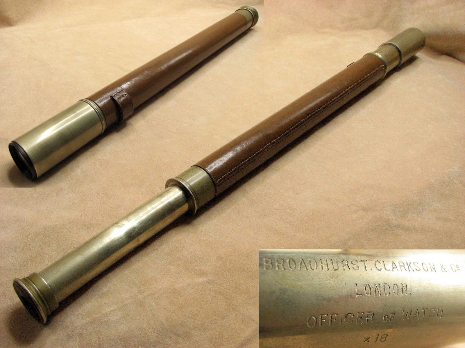 Broadhurst Clarkson Officer of the Watch Telescope